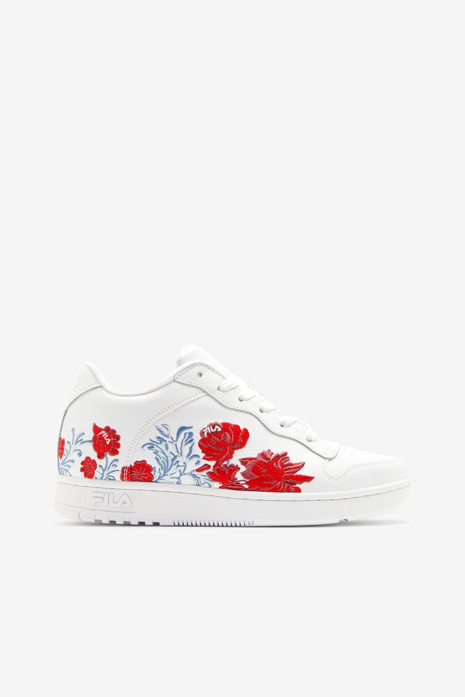 Fila Wx-110 Flower White Sneakers Womens - NZ 92648-RBXY